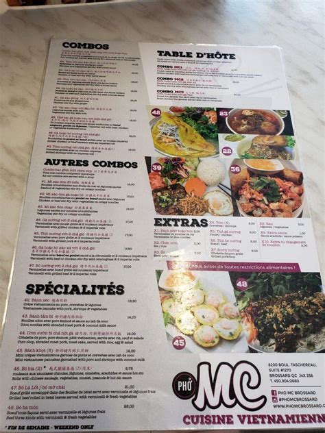 Restaurant Pho MC Brossard.